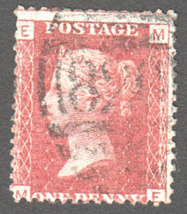 Great Britain Scott 33 Used Plate 112 - ME - Click Image to Close